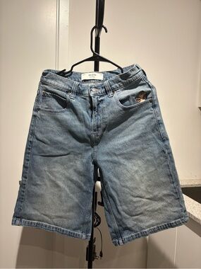 Hollister Men's Light Wash Denim Jean Shorts